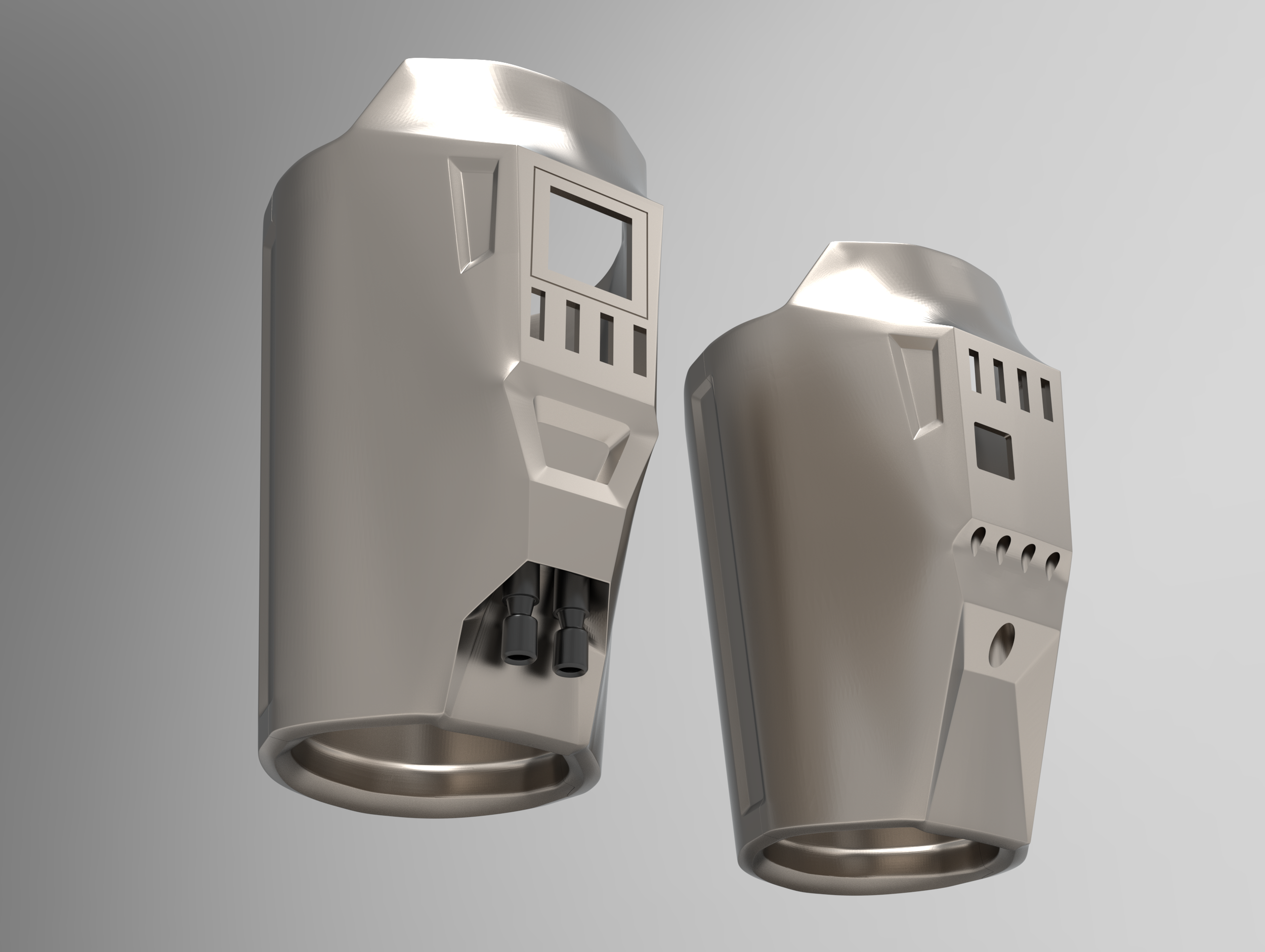 Custom Mando Gauntlets (Designed in Gravity Sketch + Rhino 3d; Keyshot)